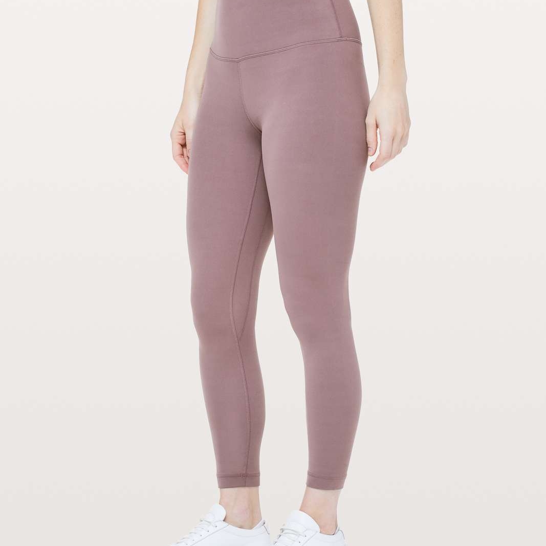 Women's Mauve High-Waisted Leggings